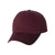 Valucap Maroon Unstructured Washed Chino Twill Cap