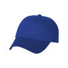 Valucap Royal Blue Unstructured Washed Chino Twill Cap