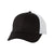 Valucap Black/White Twill Trucker Cap