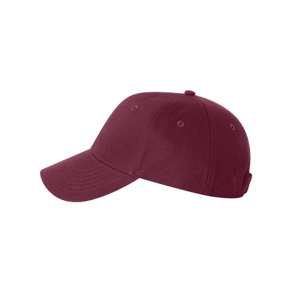 Valucap Maroon Structured Chino Cap