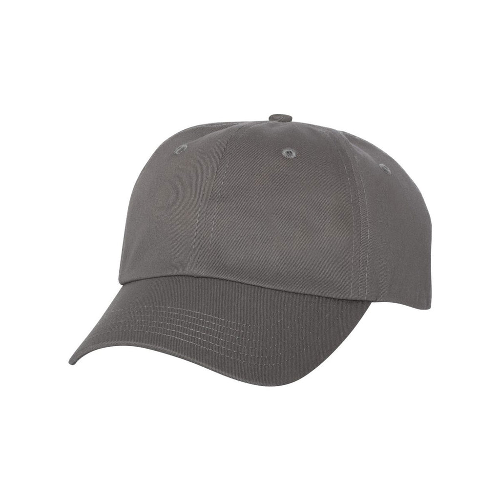 Valucap Charcoal Chino Unstructured Cap