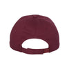 Valucap Maroon Chino Unstructured Cap