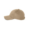 Valucap Khaki/Black Poly/Cotton Sandwich Twill