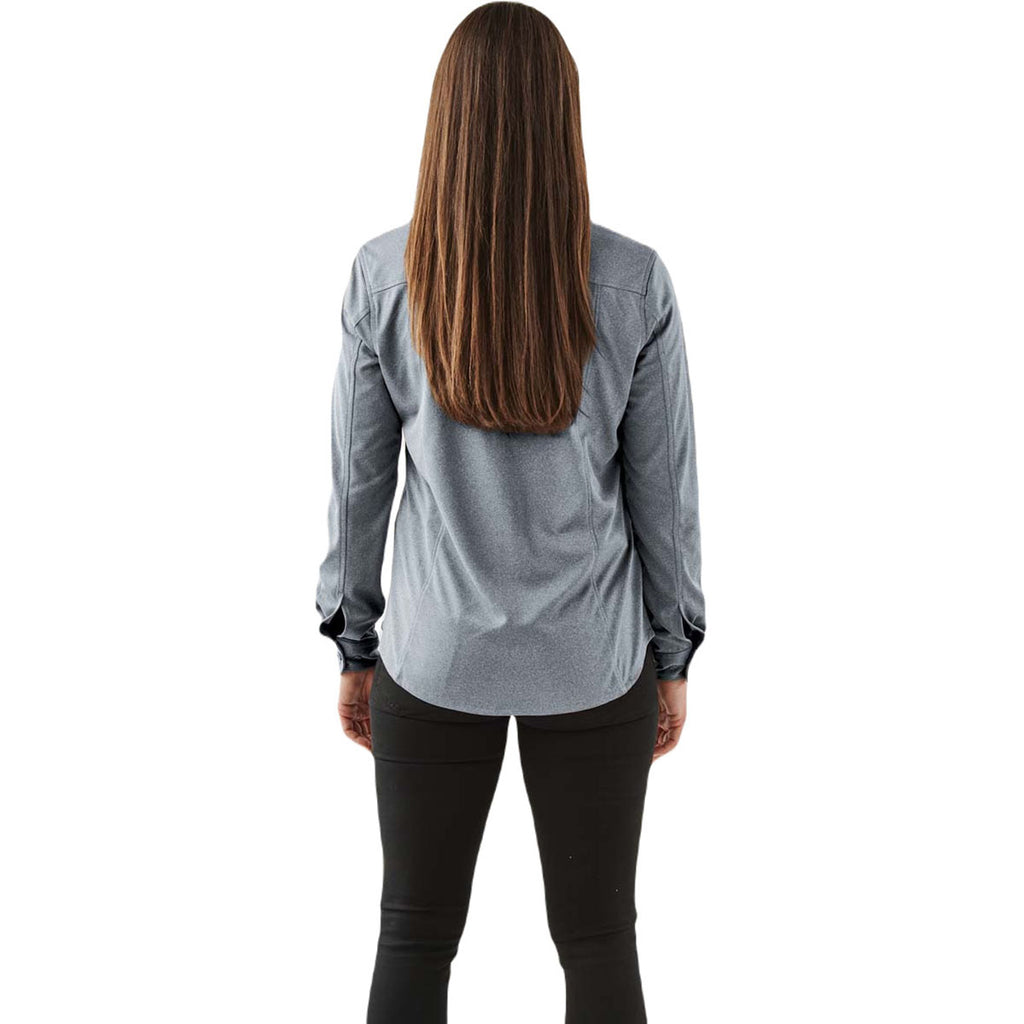 Stormtech Women's Dolphin Heather Montauk Long Sleeve Shirt