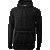 BAW Men's Vintage Black Burn-Out Hoodies