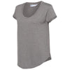 Weatherproof Women's Heather Grey Cool Last Heathered Lux Dolman Sleeve T-Shirt