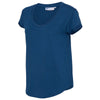 Weatherproof Women's Heather Lapis Blue Cool Last Heathered Lux Dolman Sleeve T-Shirt