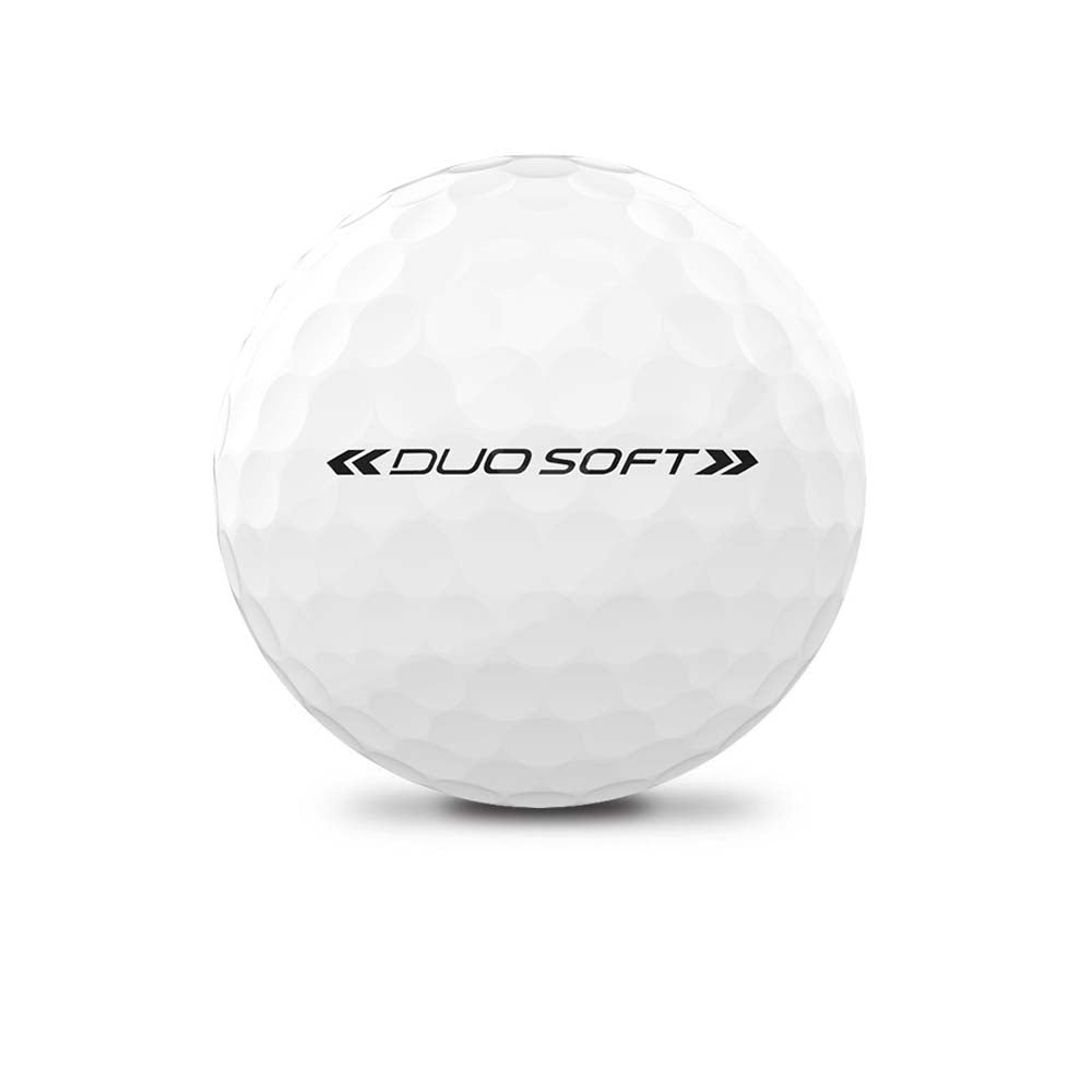 Wilson White Staff Duo Soft Golf Balls with Custom Logo