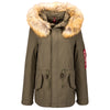 Alpha Industries Women's Olive J-4 Impact Fishtail Parka