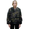 Alpha Industries Women's Woodland Camo L-2B Sherpa Flight Jacket