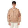 Alpha Industries Women's Rose Gold MA-1 Flight Jacket