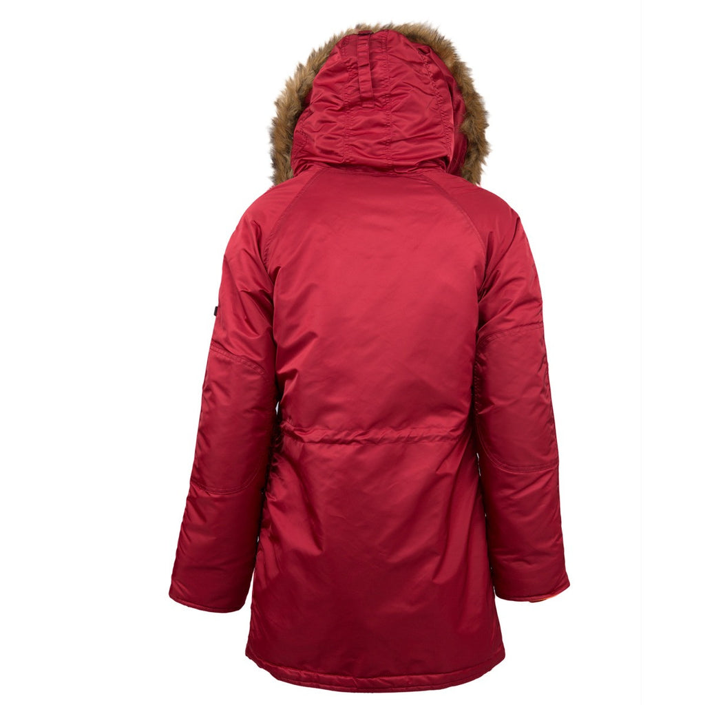 Alpha Industries Women's Commander Red N-3B Parka