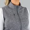 Zusa 3 Day Women's Light Grey Heather Midtown Fleece Vest