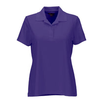 Greg Norman Women's Purple Play Dry Performance Mesh Polo