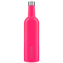 BruMate Neon Pink Winesulator 25 oz Wine Canteen