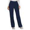 Cherokee Women's Navy Workwear Revolution Mid Rise Pull-on Cargo Pant