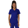 Cherokee Women's Galaxy Blue Workwear Revolution V-Neck Top