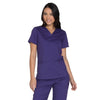 Cherokee Women's Grape Workwear Core Stretch V-Neck Top