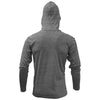 BAW Men's Heather Black Xtreme-Tek Long Sleeve Hood