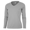 BAW Women's Heather Grey Xtreme Tek Long Sleeve Shirt