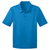 Port Authority Youth Brilliant Blue Silk Touch Performance Polo