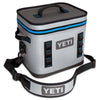 YETI Fog Grey/Tahoe Blue Hopper Flip 12 Cooler