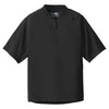 New Era Youth Black Cage Short Sleeve 1/4 Zip Jacket