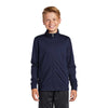 Sport-Tek Youth True Navy/White Tricot Track Jacket