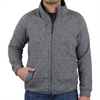 Zusa 3 Day Men's Light Grey Heather Midtown Fleece Full Zip