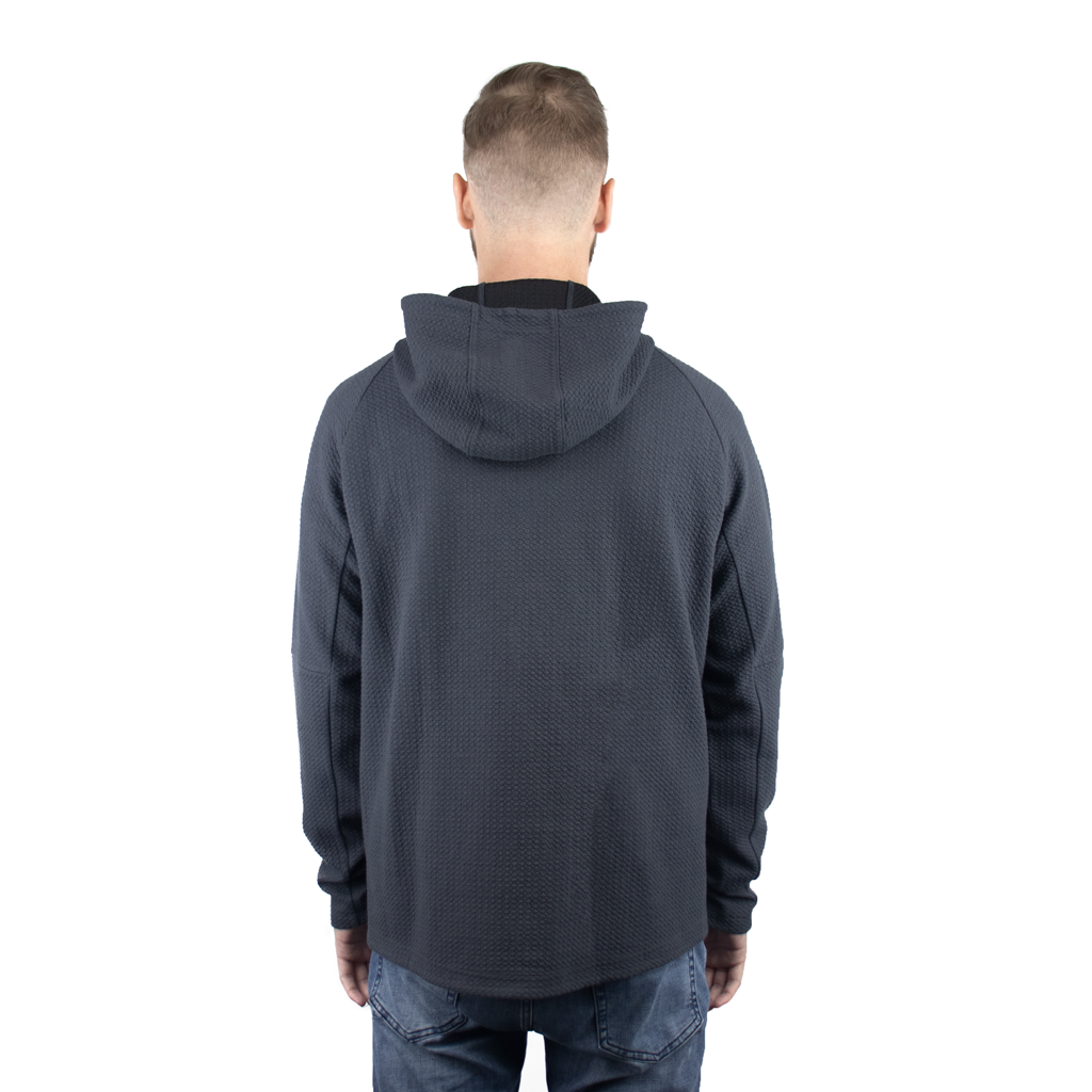 Zusa 3 Day Unisex Charcoal Afton Textured Hoodie