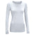 Expert Women's White Long Sleeve Crew Base Layer