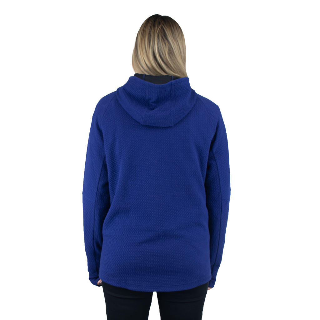 48-Hour Zusa Unisex Cobalt Afton Textured Hoodie