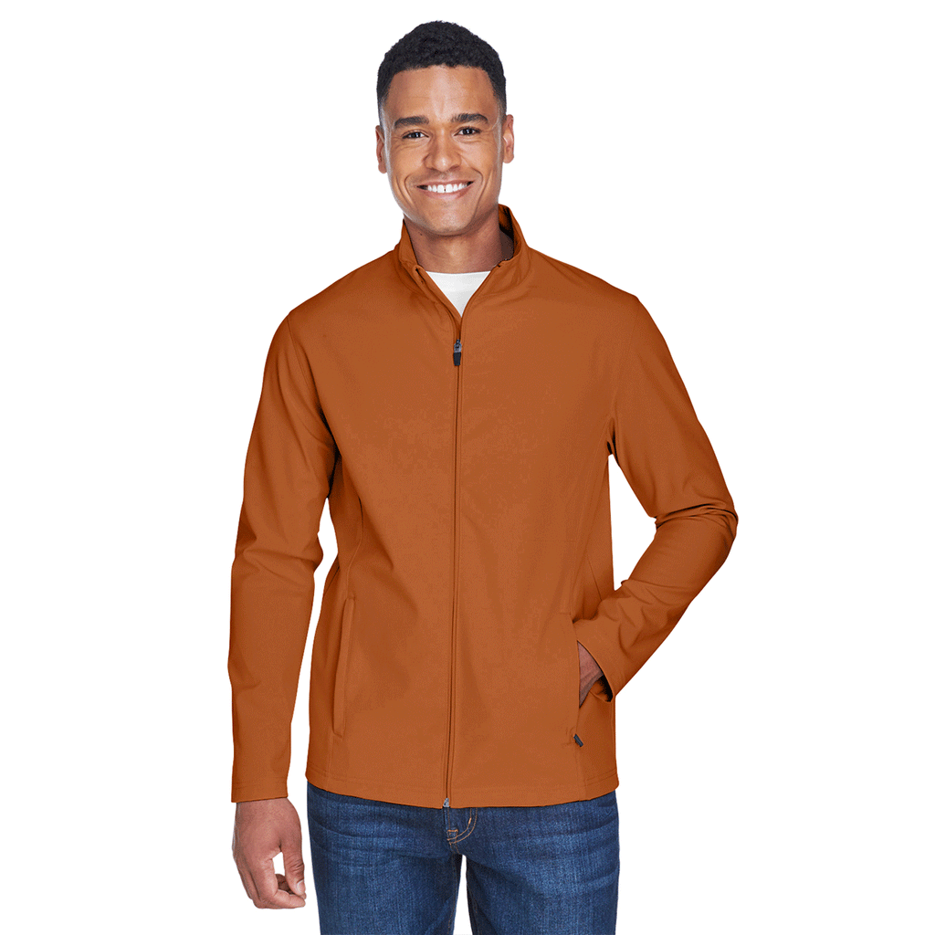 Team 365 Men's Burnt Orange Leader Soft Shell Jacket