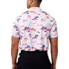 Waggle Men's Flamingo Sunset Polo