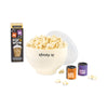 Gemline White What's Pop'N Gourmet Popcorn Gift Set