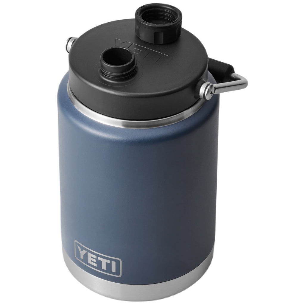 YETI Navy Rambler Half Gallon Water Jug