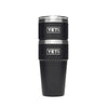 YETI Black Rambler 16 oz Stackable Pint