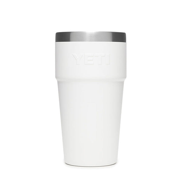 YETI White Rambler 16 oz Stackable Pint