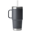 YETI Charcoal Rambler 25 oz Mug W/Straw Lid